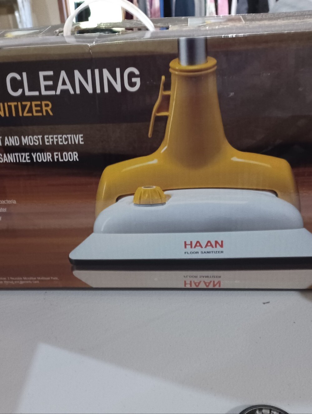 HAAN Yellow and White Floor Sanitizer - Home Cleaning & Organization